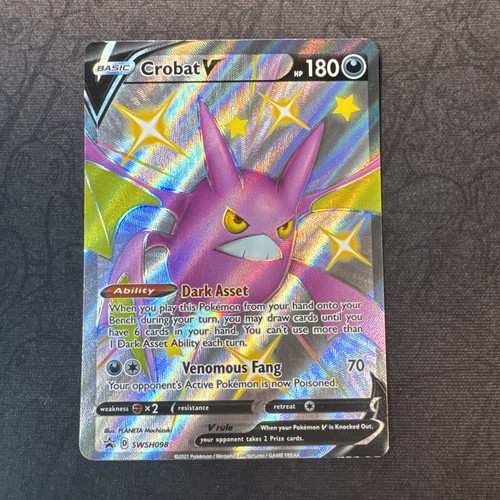 Crobat V SWSH098 SWSH: Sword & Shield Black Star Promo Cards Holo Pokemon