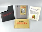 The Legend of Zelda (Nintendo NES, 1987) Authentic Cartridge Manual & Maps CLEAN