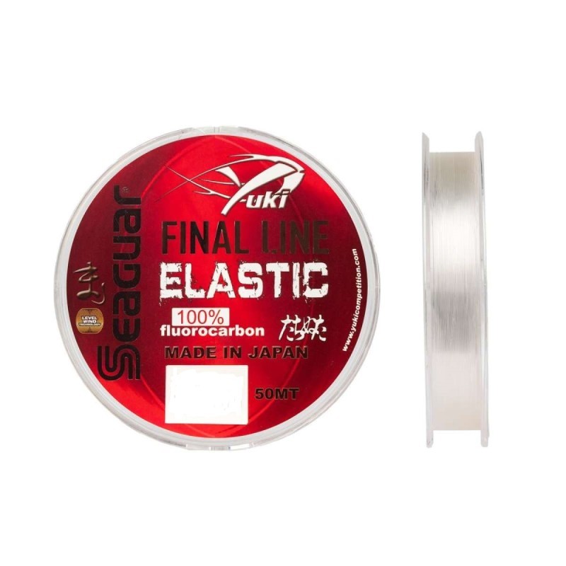 Fluorocarbone Seaguar Final Line Elastic 0.23mm fil de pêche 50M resilient