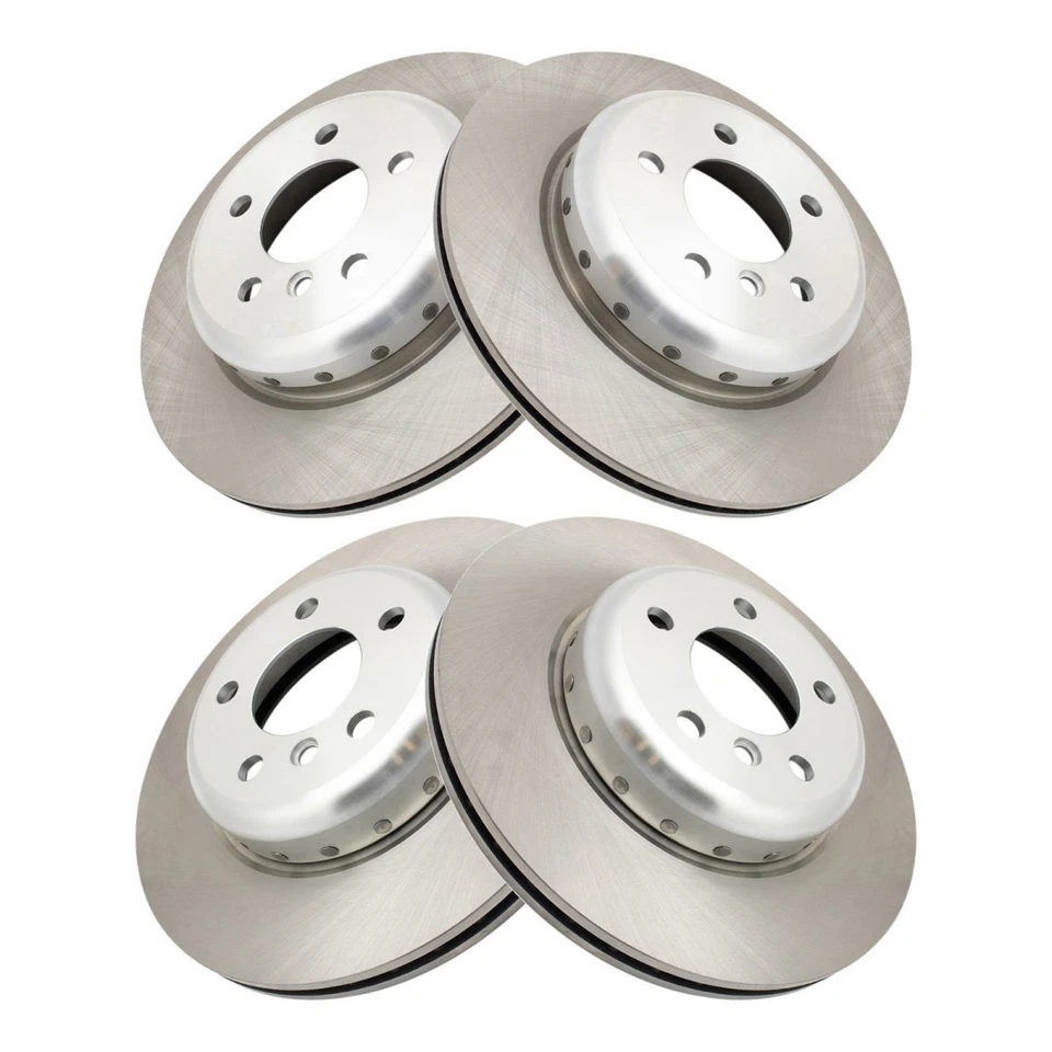 Conjunto de rotores de freio dianteiro e traseiro TRQ para 2011-2016 BMW 528i 2012-2016 528i xDrive - Imagem 2 de 4