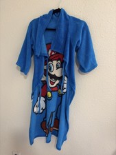 Vintage Super Mario Bros Childs Robe One Size Fits All 4-6 Kids