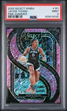 Jackie Young 2025 Select Premier Level Pink Shimmer /3 PSA 9 FOTL 🔥 Aces 