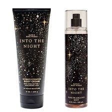 Bath  Body Works INTO THE NIGHT Body Cream  Fragrance Mist Gift Set 8 fl.oz