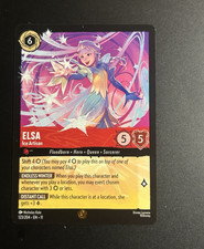 Disney Lorcana Elsa - Ice Artisan 123/204 EN Rare Foil Shift The First Chapter