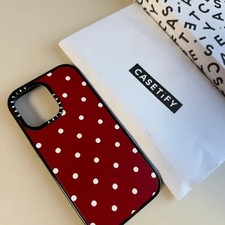CaseTiFY iPhone 17 Classic Dotti Red Case Official