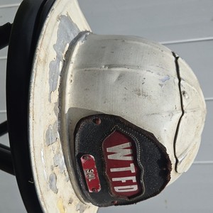 Aluminum Cairns & Brother Vintage Firefighter Helmet with WFD Front Shield