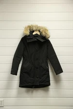 Canada Goose Rossclair Parka, women’s  Fusion Fit w/ fur hood -XS black