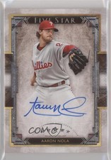 2018 Topps Five Star Aaron Nola #FSA-AN Auto 6fs