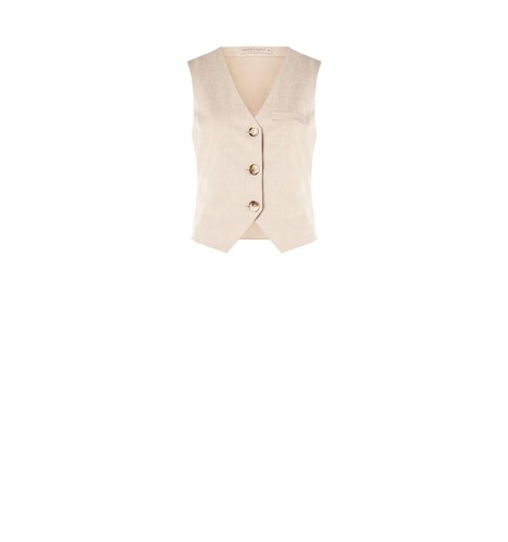 Gilet In Punto Milano Leggero Effetto Fiammato Rinascimento Collezione Primavera