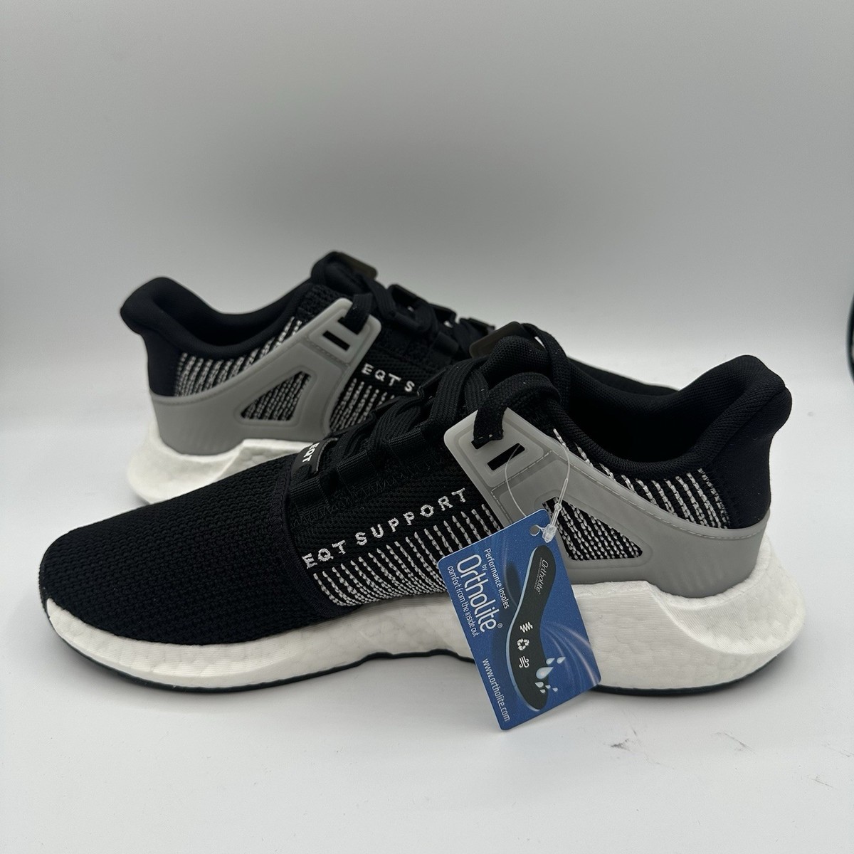 Adidas EQT Support 93/17 Shoes Mens Sz 9.5 Black/White Running Sneakers BY9509 adidas Performance EQT Support 93/17  main image 4