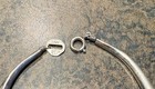 VTG Carolyn Pollack Sterling Liquid Silver 30 Strand 24" Necklace & Earrings Set — photo 2
