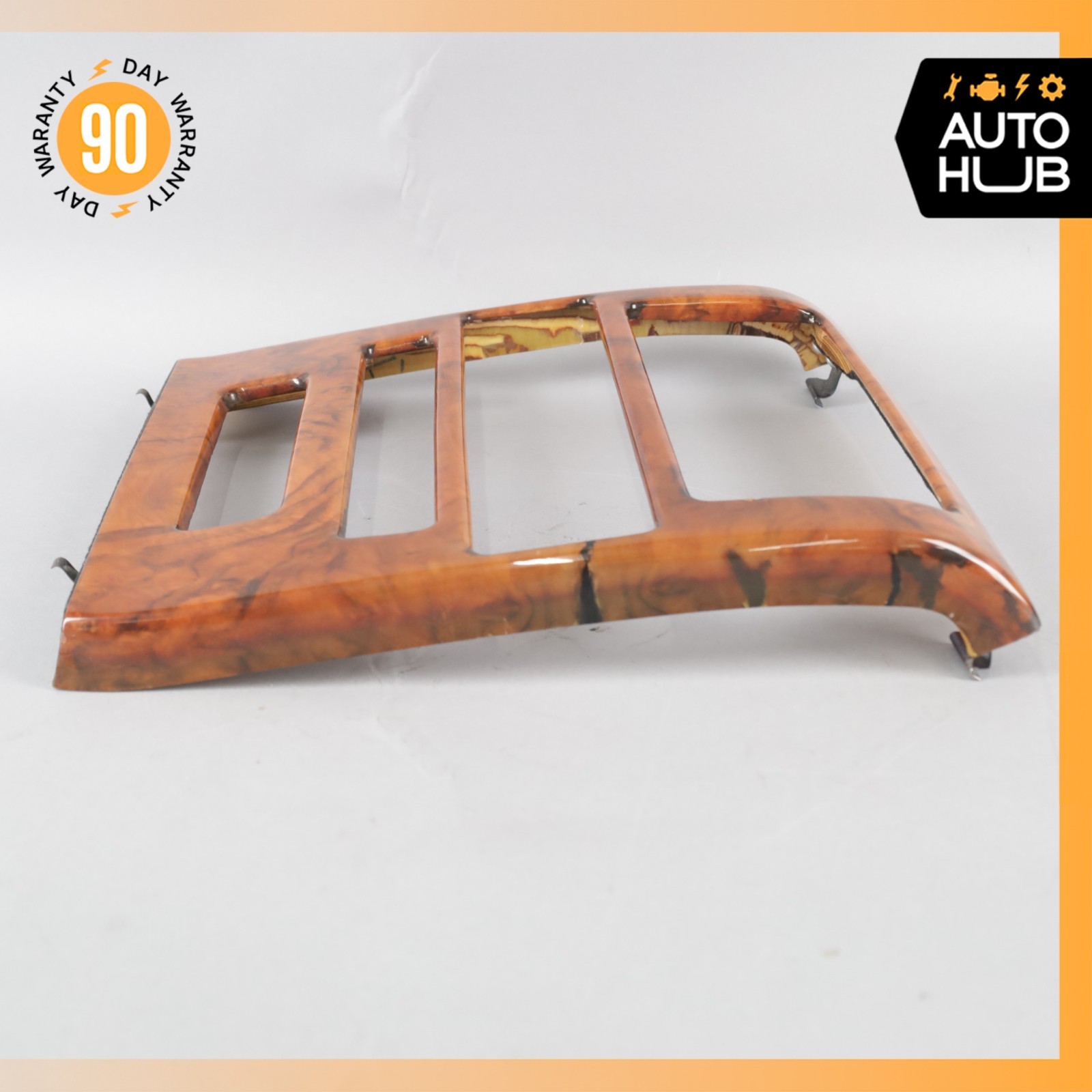 99-02 Rolls Royce Silver Seraph Center Console Climate Trim Panel Wood OEM