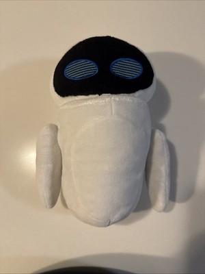 Disney Parks Wall-E Eve Eva Squinting Eyes Plush Robot White Pixar 10 