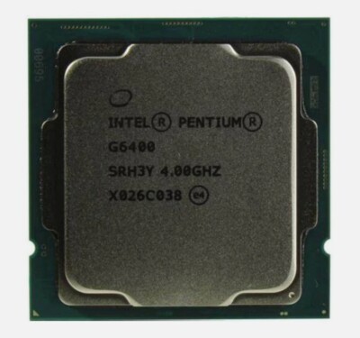Intel Pentium Gold G6400 4GHz dual-core SRH3Y 4MB 58W LGA1200 CPU