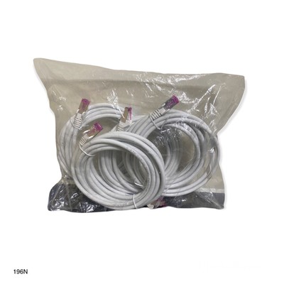 3m - weiß -3 Stück - Netzwerkkabel CAT6a (10Gb/s) S-FTP CAT 6a Lankabel