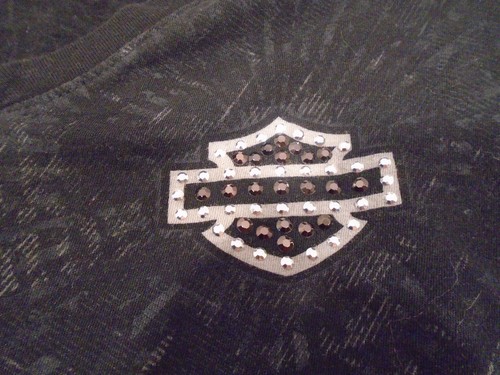 Harley Davidson V Neck T-shirt Womens Size XL Mile High Parker Colorado - Picture 4 of 5