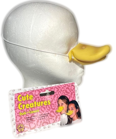 Seagull Mask White Rubber Yellow Beak Adult Seagull Mask White Rubber Yellow Beak Adult