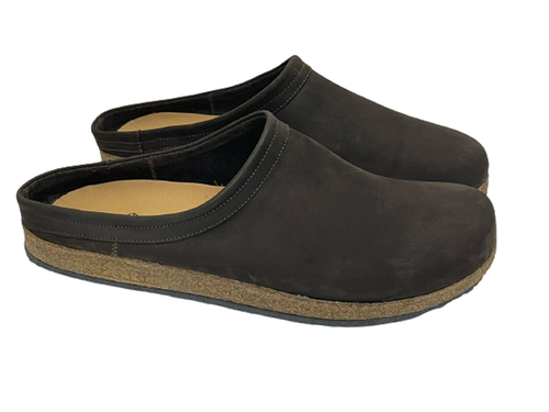 Stegmann Clog Mens Suede Leather Brown 