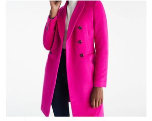 magenta coat