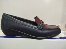 Padders Ellen  Size 4 Wide fit EE Navy Combi  Slip on   BNIB  �31.99 Delivered 