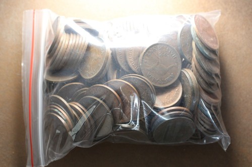 * ONE KILOGRAM HALFPENNY HALFPENNIES SET SOME LUSTRE WHATS IMAGED #ACE12