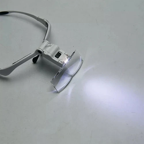 Magnifying Glass LED Light Head Loupe Jeweler Watch Bright Magnifier with 5 Lens - Picture 7 of 13