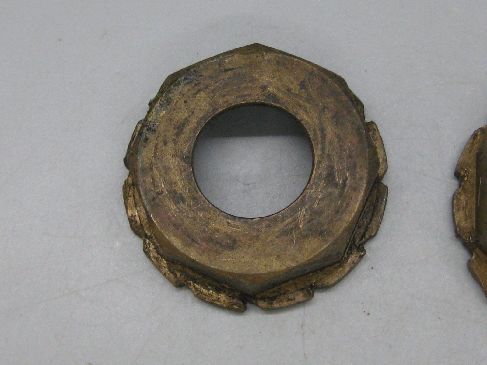 LOT- 1934-40 PRE WAR BUGATTI T35 TYPE 35 T75 75 BRASS NUT & BEARING OEM ENGINE?