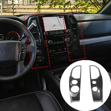 ABS Carbon Interior Center Dashboard AC Air Vent Cover For Nissan Titan 20-24 US