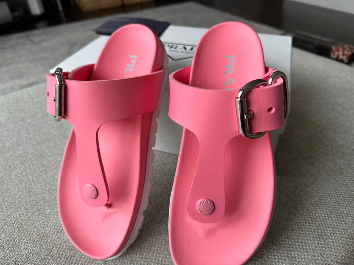 PRADA Women's Flip Flop Rubber Sandals for sale | eBay