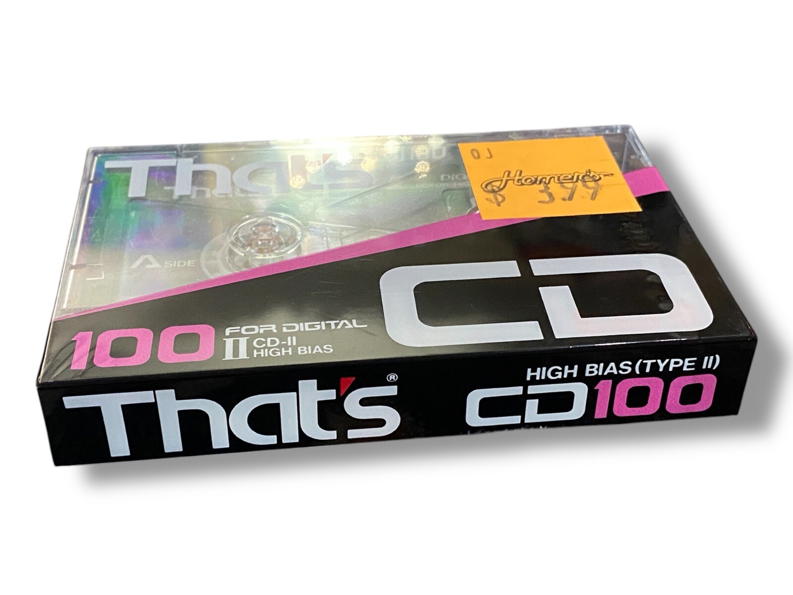That’s CD -II 100 Blank Cassette Tape New Old Stock Sealed