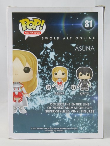 Animation Funko Pop - Asuna - Sword Art Online - No. 81 - Free Protector - 第 3/21 張圖片