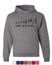 Size Matters 2A Hoodie Defend 2nd Amendment Pro Guns Weapons Sweatshirt