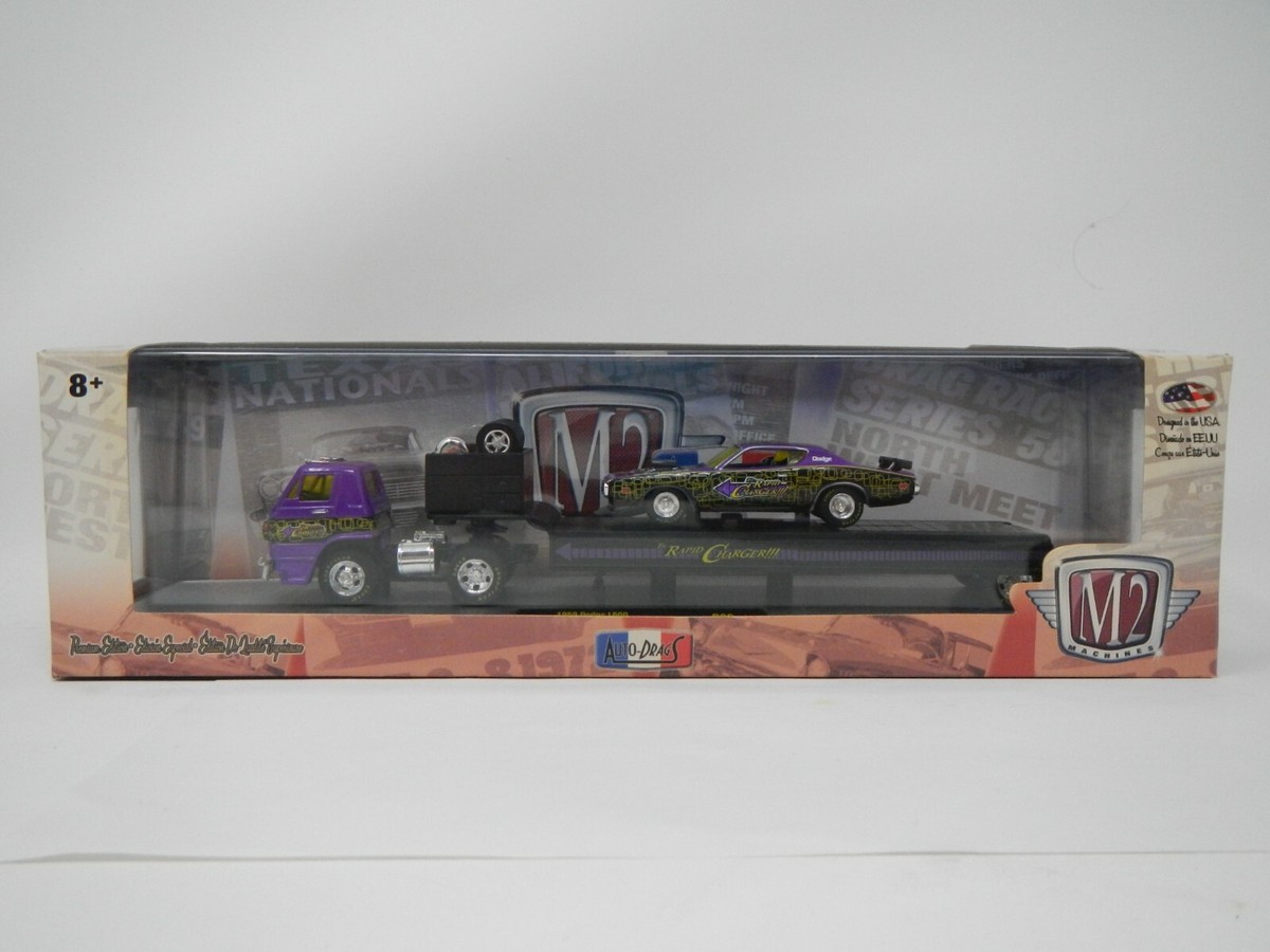M2 Machines Auto-Drags 1969 Dodge L600 & 1971 Dodge Charger