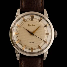 1950s Zodiac Glorious Ref. 772 SERVICED amazing dial!