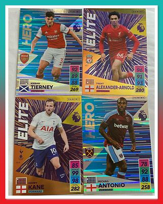 21/22 Panini AdrenalynXL Premier League Trading Cards - Hero & Elite