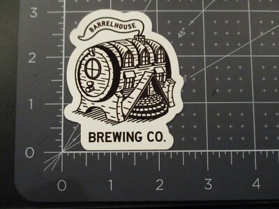 BARRELHOUSE BREWING california big sur barrel white STICKER craft beer brewery