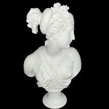 VENUS ITALICA / APHRODITE MARBLE BUST / SCULPTURE - MADE IN ENGLAND   12"  3.2kg