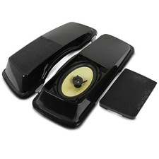 Hard Saddlebag Lids + Speakers for HD Electra Glide Classic 94-12
