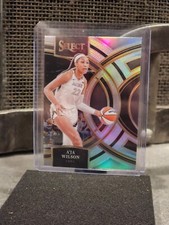 2024 Panini Select WNBA A'ja Wilson Silver Prizm #158 Premier