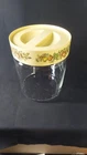 Pyrex Spice of Life Canister See N Store Large 7.5"x 6" Yellow Edition Vintage