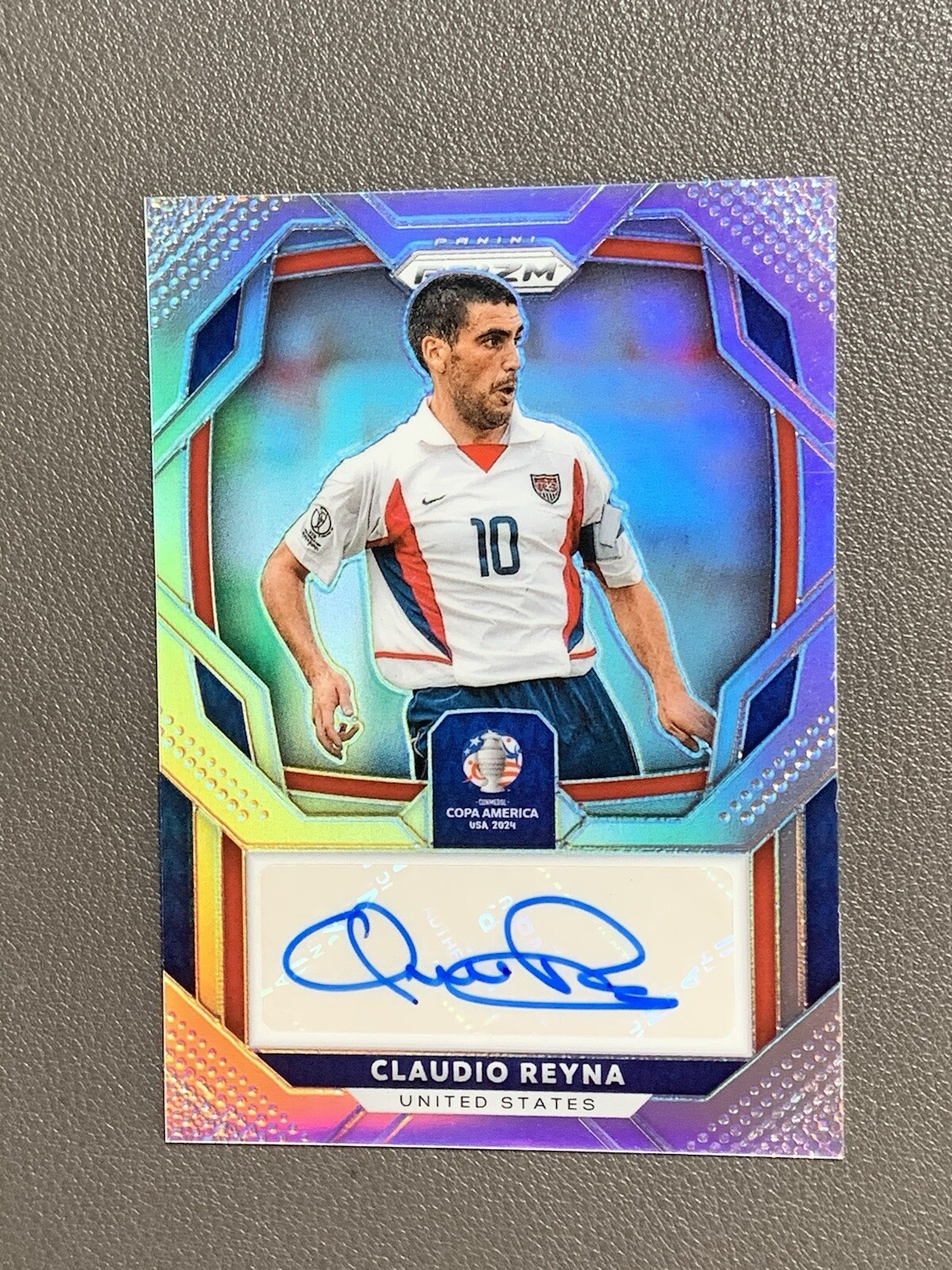 2024 PRIZM CONMEBOL COPA AMERICA CLAUDIO REYNA Silver Auto /25 USMNT
