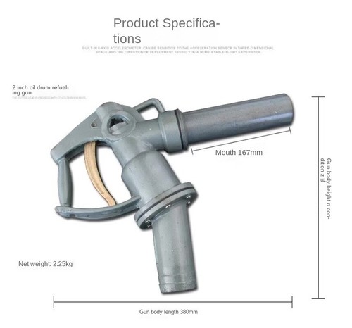 Pistola di rifornimento cannoniere Move pistola di rifornimento 1 "1,5" 2" grande flusso benzina diesel pistola - Foto 8 di 19