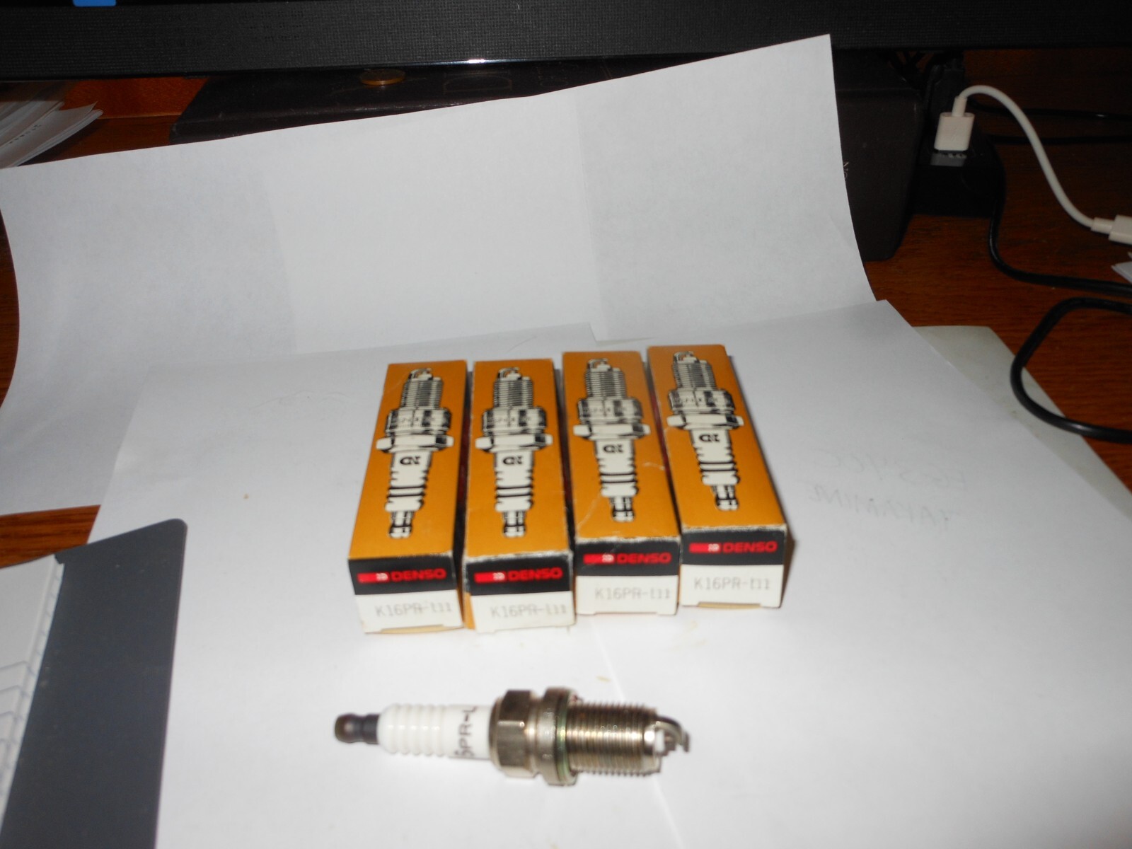 4 FOUR DENSO K16PR-L11 SPARK PLUG  11.96  2.99 EA.  FREE SHIPPING