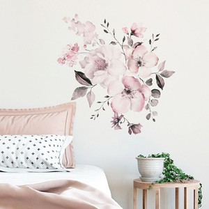 flower wall baby nursery