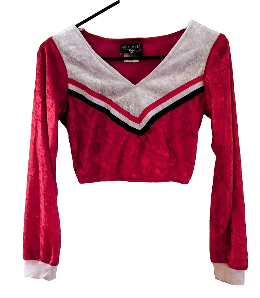 Sexy Disfraz de Animadora Charades Manga Larga Rojo Blanco Talla Adulto L Foto 2 de 4