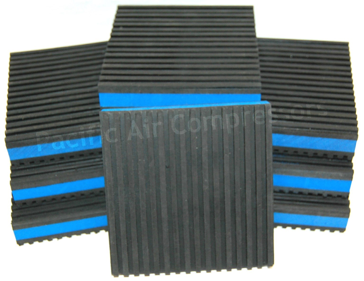 ANTI VIBRATION ISOLATION PADS 4 x 4 x 7/8 SET OF 8 HEAVY DUTY TOP