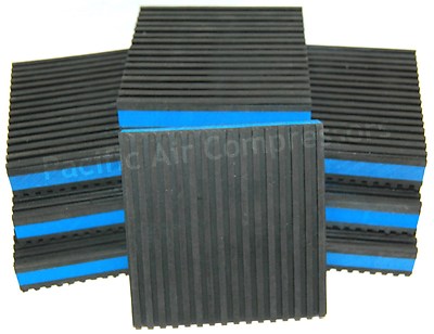 ANTI VIBRATION ISOLATION PADS 4 x 4 x 7/8 SET OF 8 HEAVY DUTY TOP QUALITY |  eBay