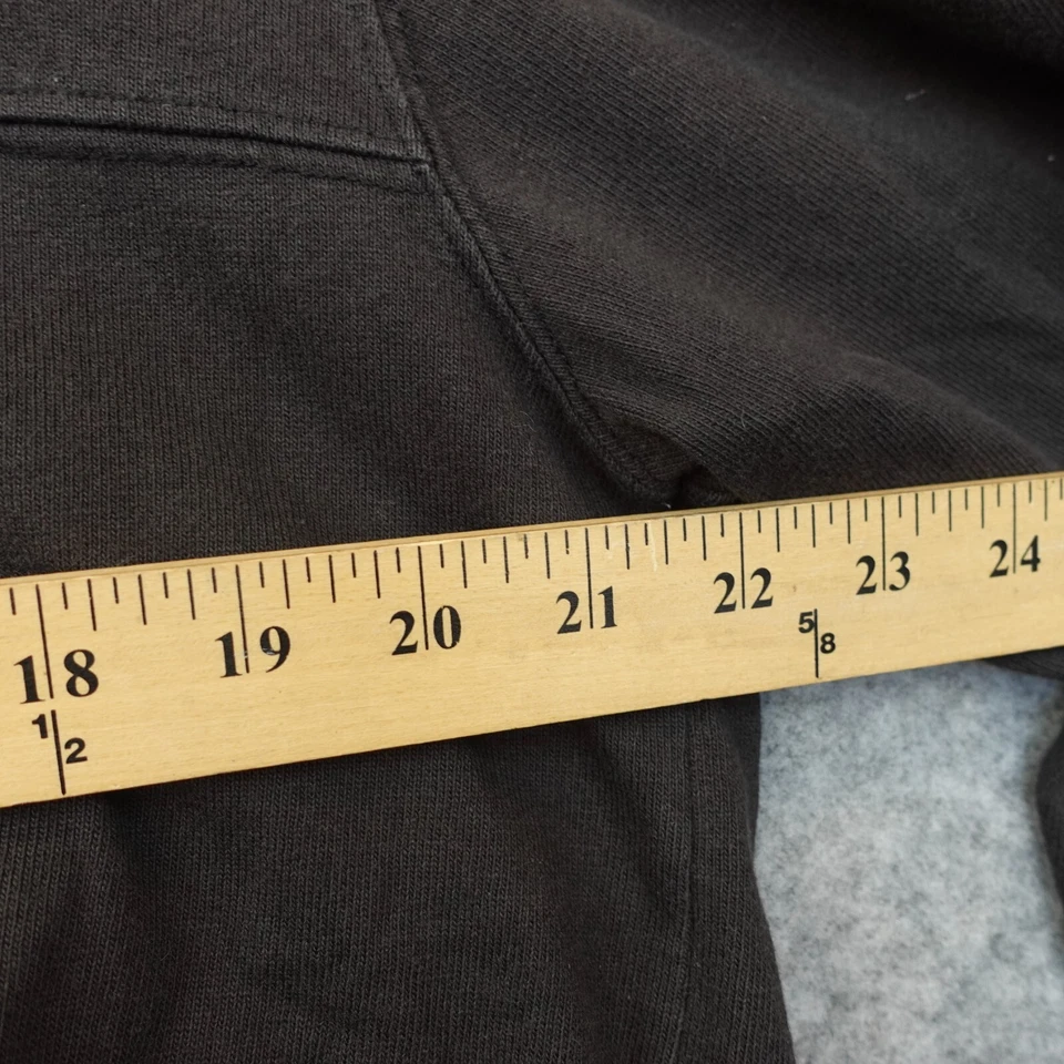 Algodón Negro Manga Larga Hombres Grande Logo Salón Cuadrado Otoño HUNT CLUB EE. UU. Foto 4 de 4