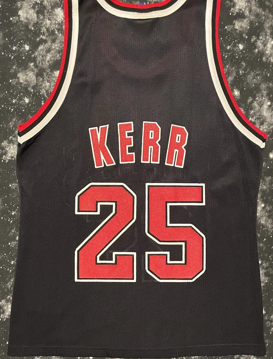 Vtg Steve Kerr Chicago Bulls NBA Champion Jersey Sz Men's 