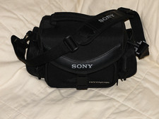 Vintage Sony Handycam Camcorder Camera Case Zippered Shoulder Bag